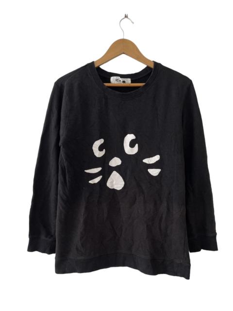 Other Designers Issey Miyake - Né-Net cat crewneck sweatshirt