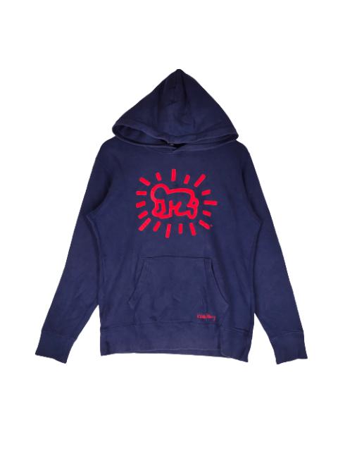 Other Designers Designer - KEITH HARING Big Printed Logo Hoodie Uniqlo Sweatshirt