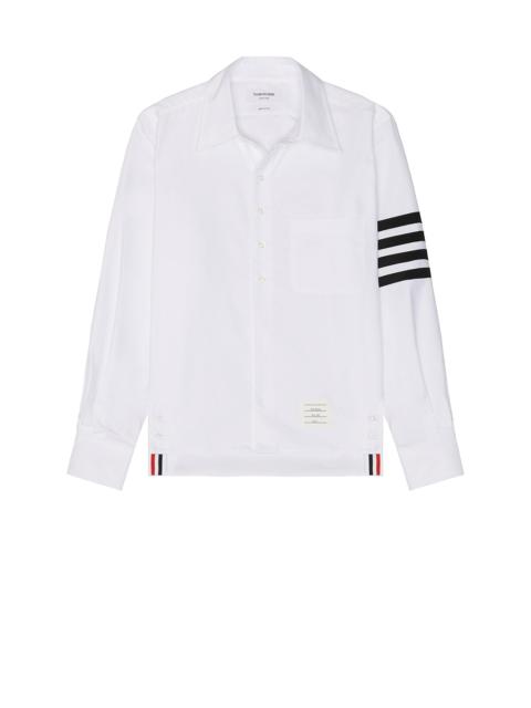 Thom Browne Straight Fit 4 Bar Oxford Shirt