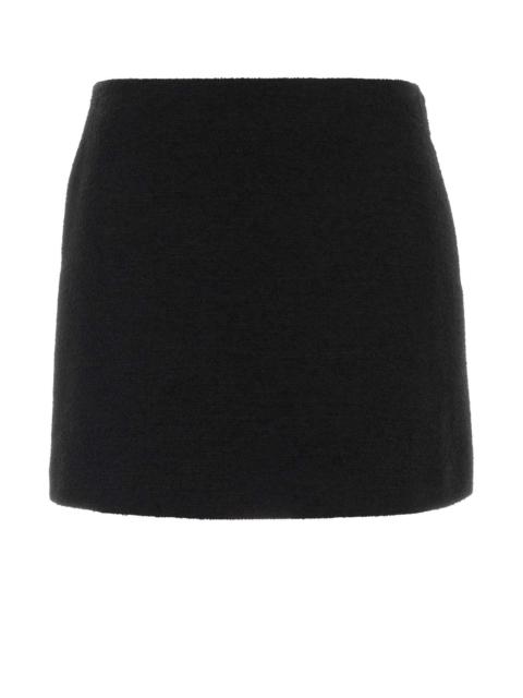 FENDI Fendi Women Black Wool Blend Mini Skirt