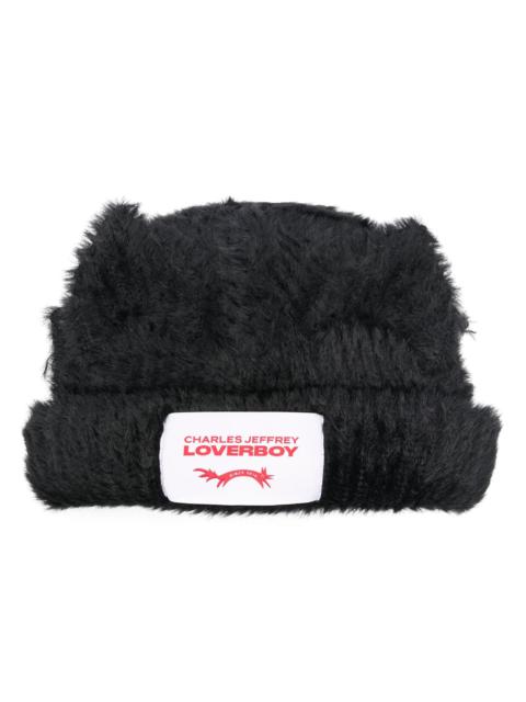 CHARLES JEFFREY LOVERBOY FLUFFY CHUNKY EARS BEANIE (BLACK)