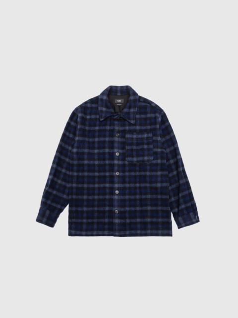 A.P.C. STANLEY CHECK WOOL OVERSHIRT