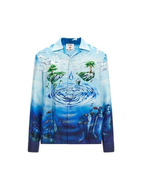 CASABLANCA CASABLANCA Lost Atlantis Multicolor Silk Shirt New & Authent