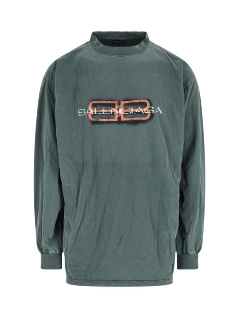 BALENCIAGA 'BB INCON STENCIL' T-SHIRT