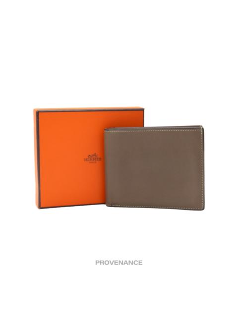 Hermès Hermès Citizen Twill Compact Wallet - Etoupe Swift