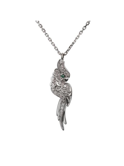 Cartier Cartier 18K 0.14 ct. tw. Diamond & Emerald Fauna & Flora Necklace (Authentic Pre-Loved)