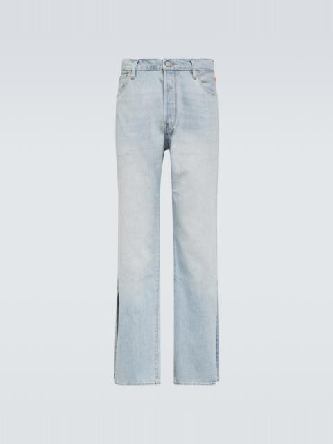 ERL 501 low-rise straight jeans