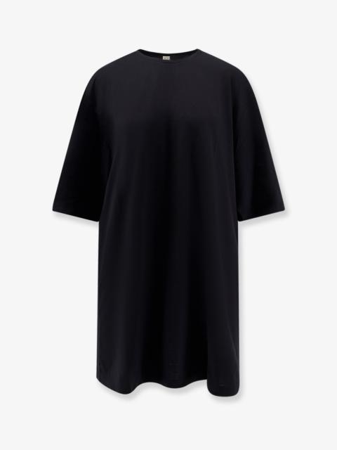 TOTEME Toteme Relaxed Tee Lyocell Cotton Dress Black
