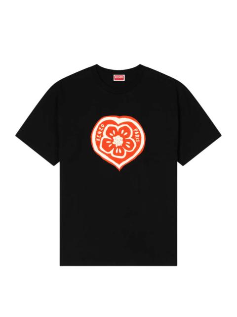 KENZO Kenzo Women Loose-Fitting Cotton T-Shirt "Kenzo Boke Heart"