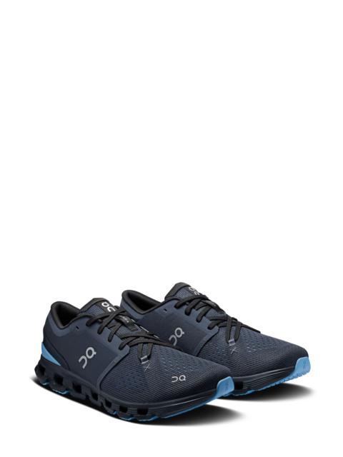 On On Cloud X 4 Training Shoe in Navy/Gourami at Nordstrom