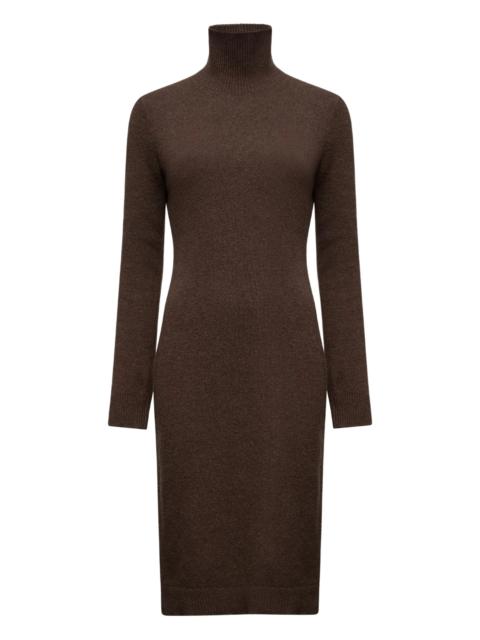 MM6 Maison Margiela Mm6 Maison Margiela High-neck Ribbed Dress