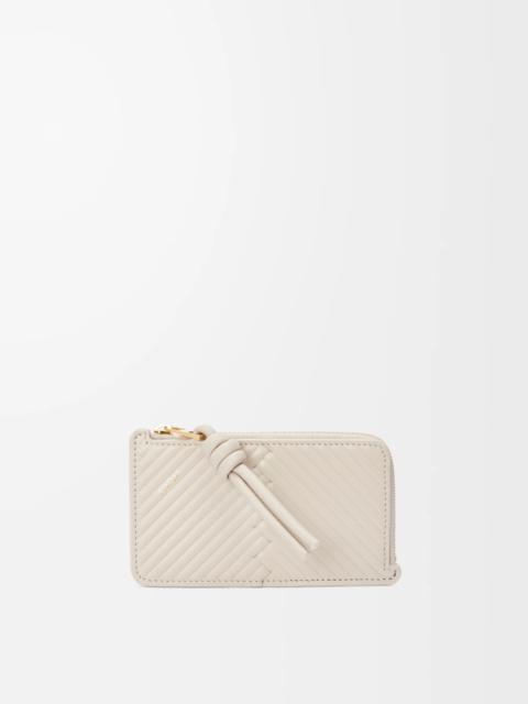 Loewe Knot coin cardholder in shiny nappa calfskin