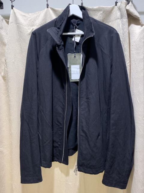 Other Designers 10sei0otto - Black cotton linen jacket w/ exposed seams