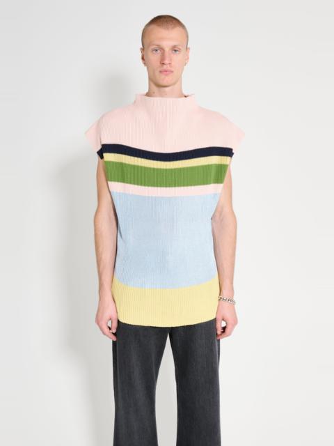 Kiko Kostadinov KIKO KOSTADINOV ESSICK STRIPE SLEEVELESS PINK / SKY BLUE