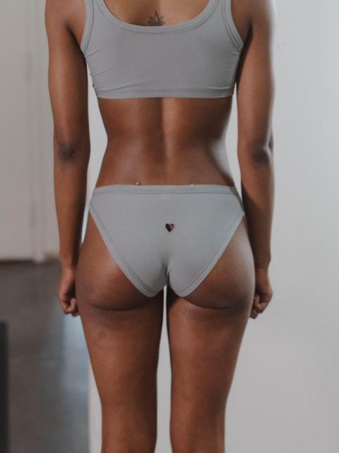 BASERANGE Heart Bell Pants - Fine Organic Cotton Rib