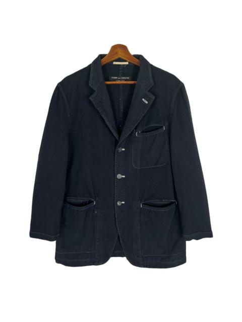 Comme des Garçons Homme Plus Black Deconstructed Jacket