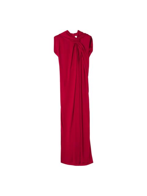 Lanvin draped maxi dress