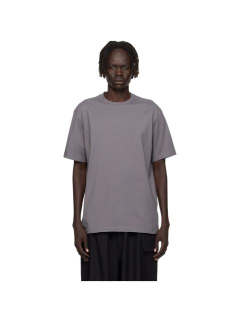 Y-3 Gray Graphic Short Sleeve T-shirt