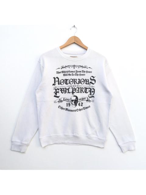 Other Designers Vintage - Vintage Notorious Evil Party Moven Pick Big Logo Sweatshirt