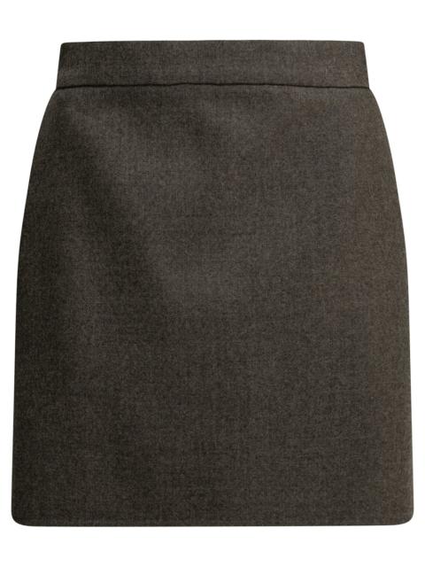 Max Mara Max Mara Wool Miniskirt Grey Women