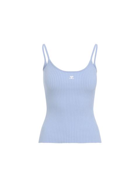 courrèges Courreges Rib Knit Tank Top Women