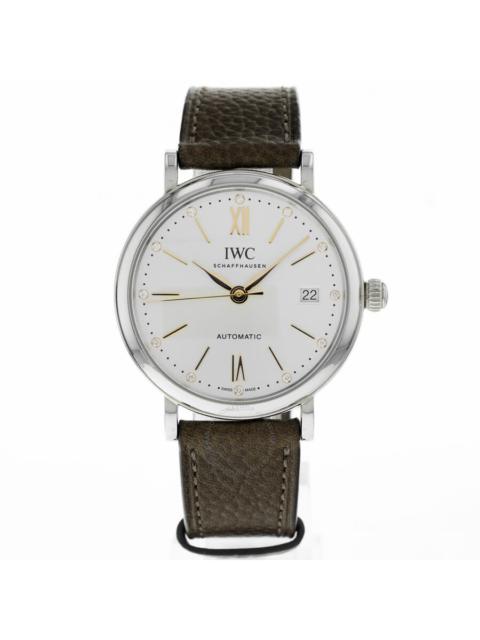 IWC Portofino Automatic Diamond Silver Dial Men's Watch IW458614