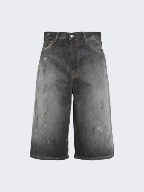 Acne Studios Denim Shorts Black