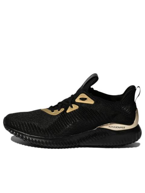 adidas Alphabounce 1 'Black Gold Metallic' FZ2196
