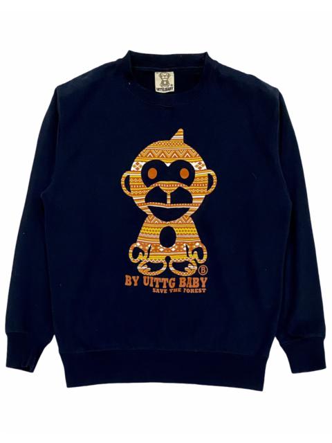 Other Designers Designer - JAPANESE BRAND SWEATSHIRT SPELL OUT BIG LOGO BY UTTG BBY