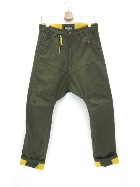 Other Designers Japanese Brand - Dope BRTH BREATHE Designer Japan Drop Crotch Pants