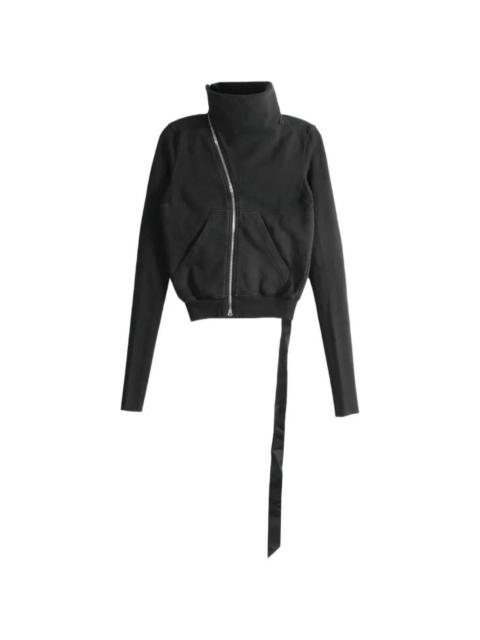 Rick Owens DRKSHDW Rick Owens Drkshdw Women Mountain Sweat Asymmetric Zip Sweatshirt