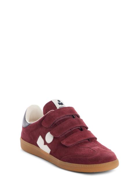 Isabel Marant Beth Low Top Sneaker in Burgundy/Ecru at Nordstrom