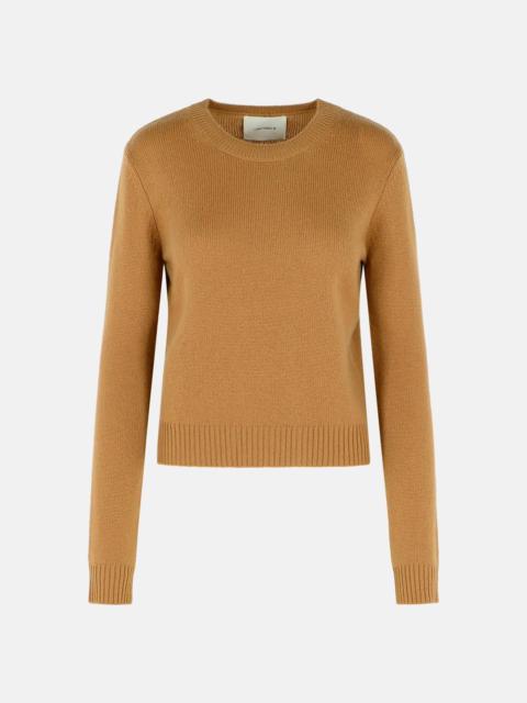 LISA YANG 'MABLE' BROWN CASHMERE SWEATER