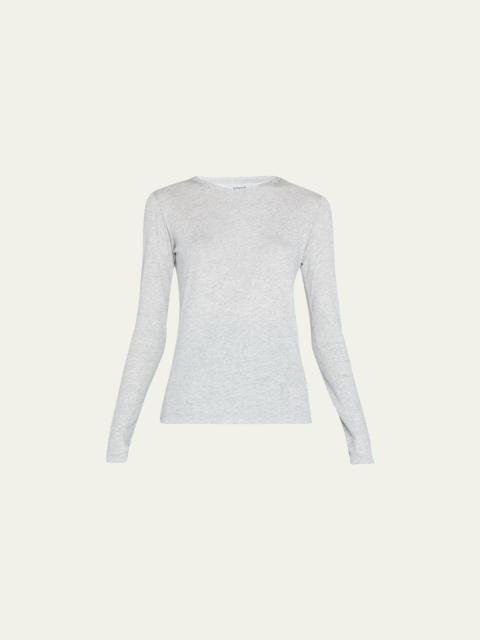 Vince Essential Long-Sleeve Crewneck Tee