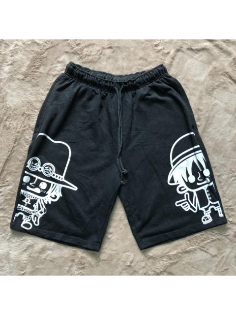 One Piece Luffy & Ace Printed Shorts #4221-146