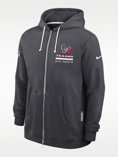 Nike Houston Texans Utility Player Sideline Men's Nike Dri-FIT NFL Full-Zip Hoodie