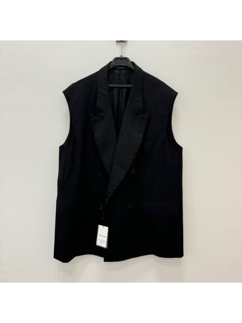 BALENCIAGA Balenciaga SS23 Sleeveless Double-Breasted Jacket Black