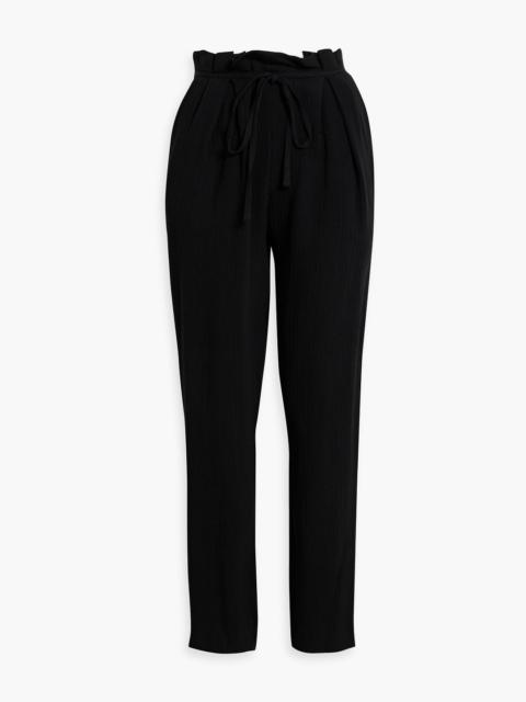 Other Designers Bennyo plissé-crepe tapered pants