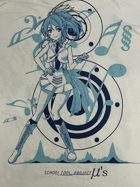 Other Designers Vintage - Anime School Idol Project Manga Tee Front & Back Big Logo