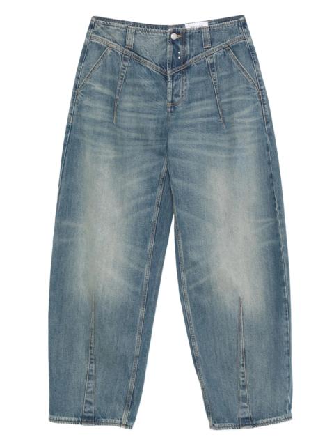 Alexander McQueen whiskering-effect jeans