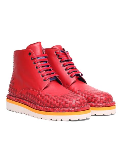 Bottega Veneta Bottega Veneta Intrecciato Combat Boots