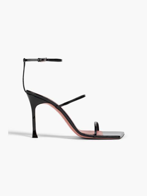 Amina Muaddi Maya patent-leather sandals