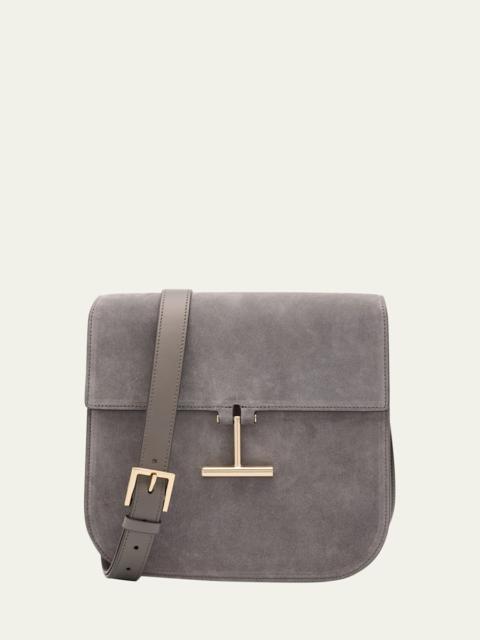 TOM FORD Tara Medium Crossbody Bag in Suede