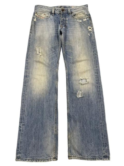 Other Designers Streetwear - Vintage 90s Diesel Industry Blue Wash Distressed Jeans