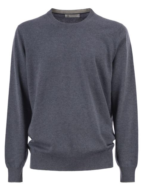 Brunello Cucinelli Brunello Cucinelli Men Pure Cashmere Crew-Neck Sweater