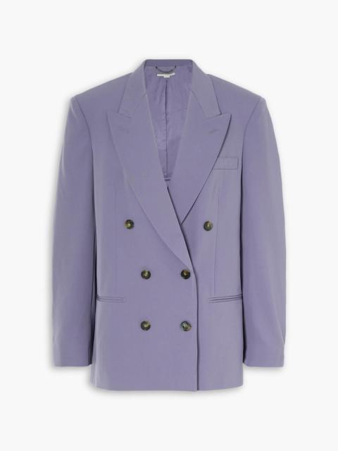 Stella McCartney Oversized double-breasted wool-blend twill blazer