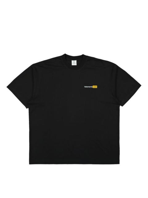 VETEMENTS XXX LOGO T-SHIRT (BLACK)