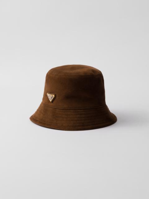 Prada Suede bucket hat