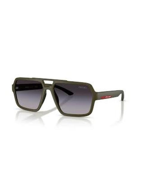 Prada Prada Linea Rossa Grey Gradient Navigator Men's Sunglasses PS A06S 15X09U 59