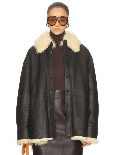 Acne Studios Lessora Leather Jacket